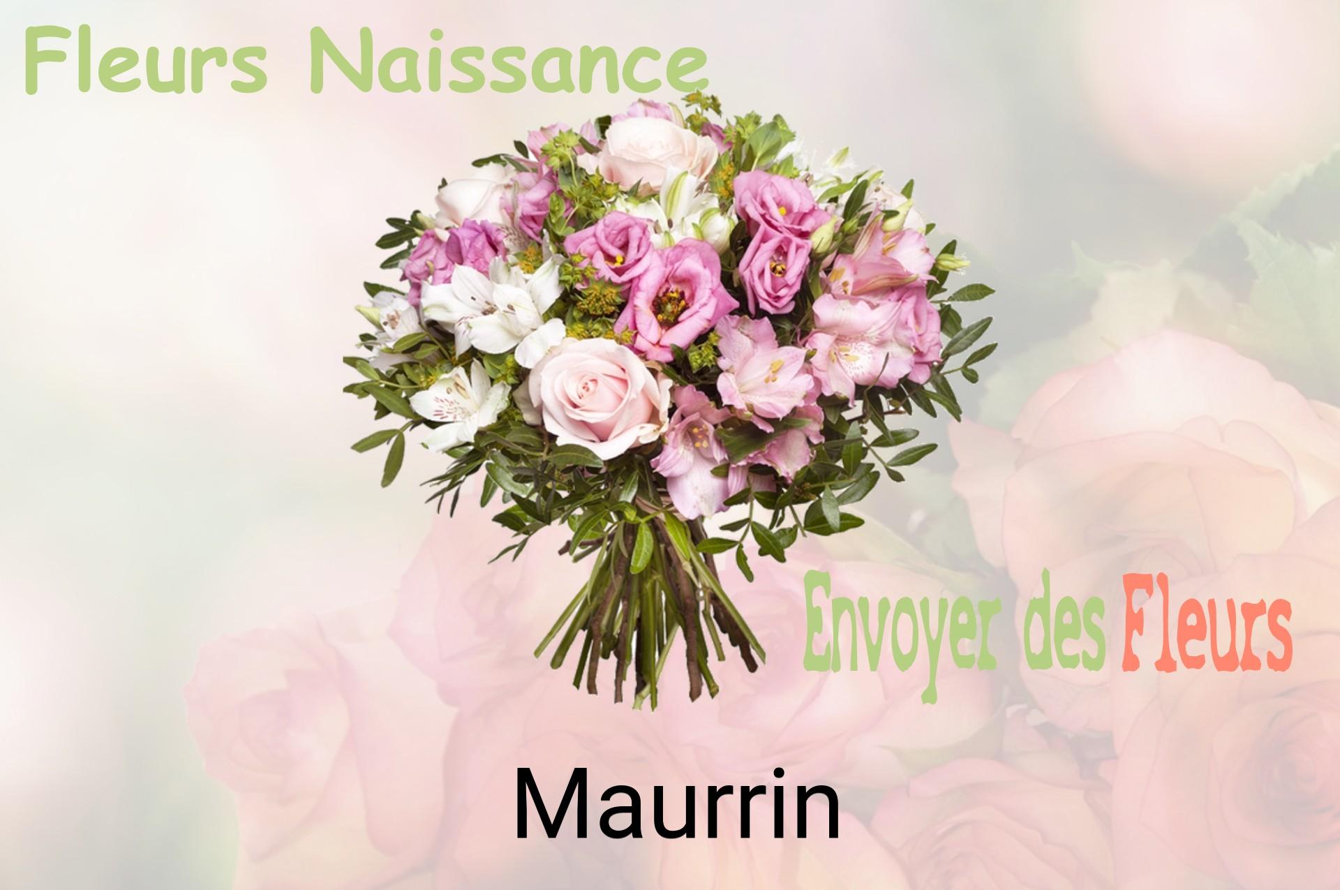 Bouquet de fleurs de naissance livré à Maurrin